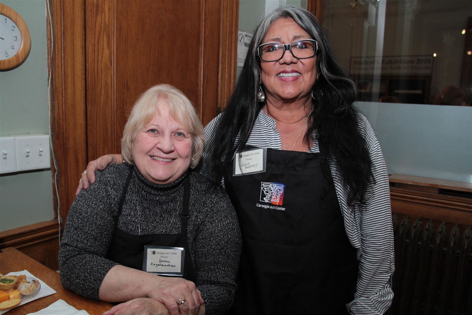 Smiles at Art Off the Wall in Carnegie Art Center